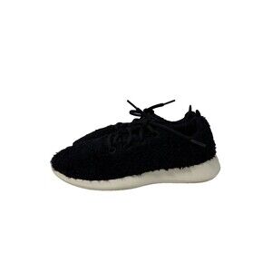 Allbirds Women’s Wool Runner Fluff Sneakers Black White Size 8